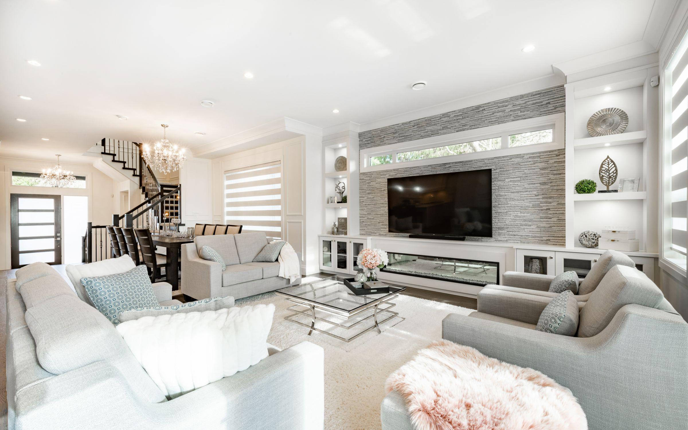 Bright modern living room